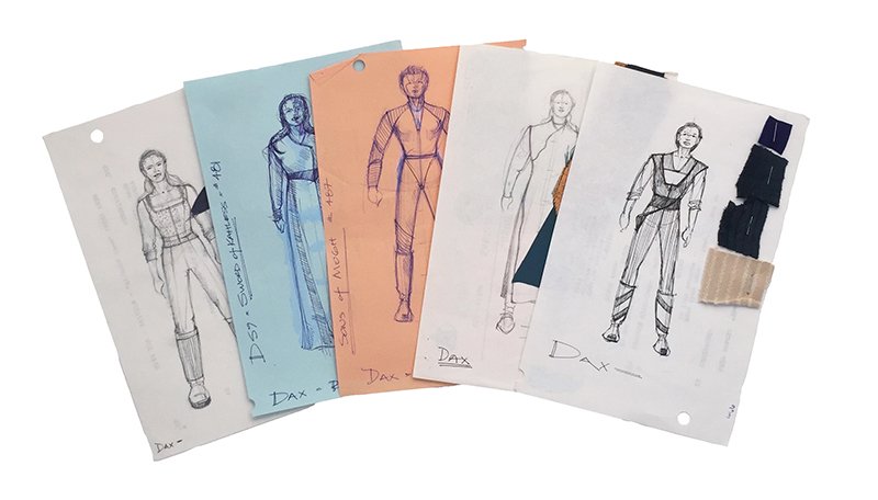 Star Trek: DS9 Jadzia Dax Concept Artwork Collection (1 of 6)