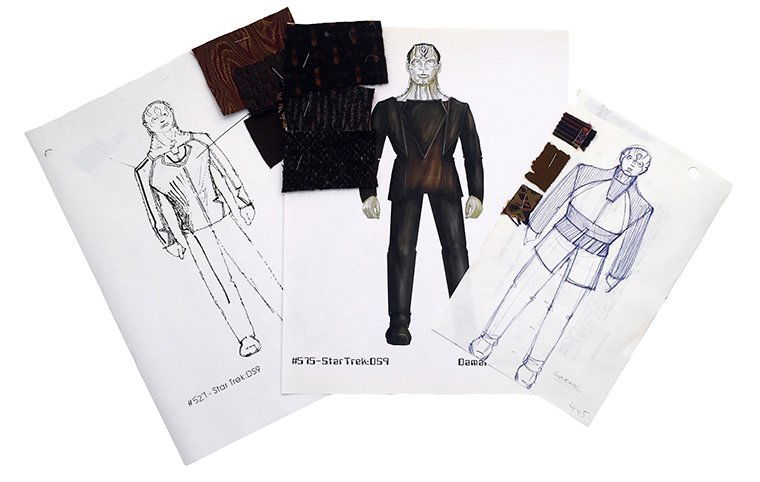Star Trek: DS9 Original Garak Concept Artwork Set (1 of 1)