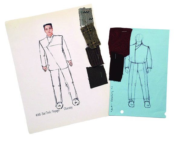 Star Trek: Voyager Chakotay Original Concept Artwork (1 of 3)