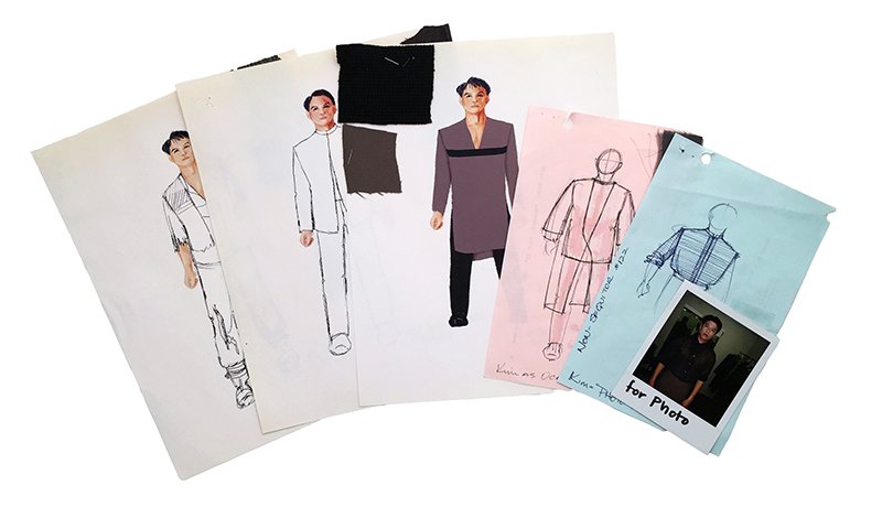 Star Trek: Voyager Original Harry Kim Concept Artwork (1 of 6)