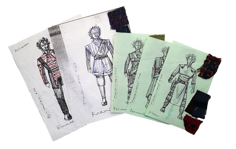 Star Trek: Voyager Original Kazon Concept Artwork (1 of 3)