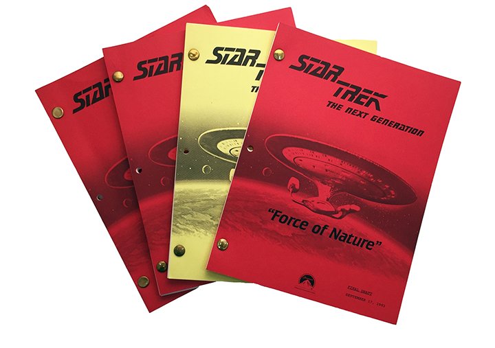 Star Trek: The Next Generation Script & Shoot Schedule (1 of 4)
