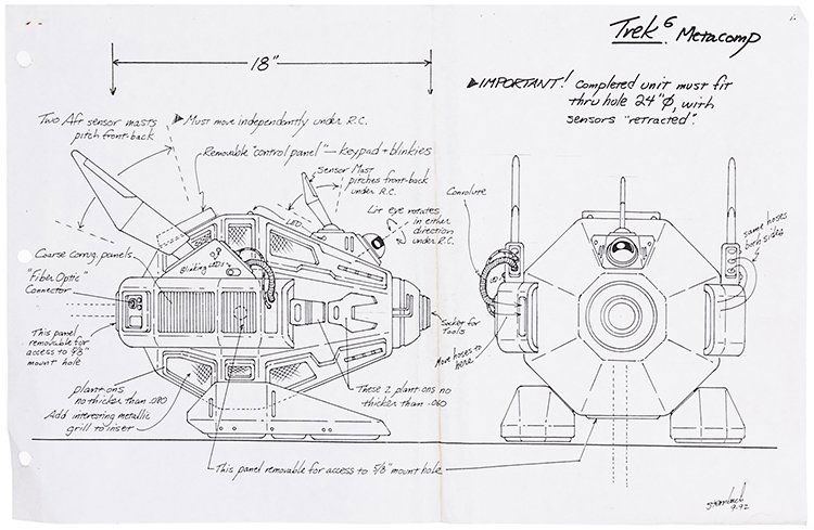 Star Trek: The Next Generation Exo-Comp Concept Artwork (1 of 1)