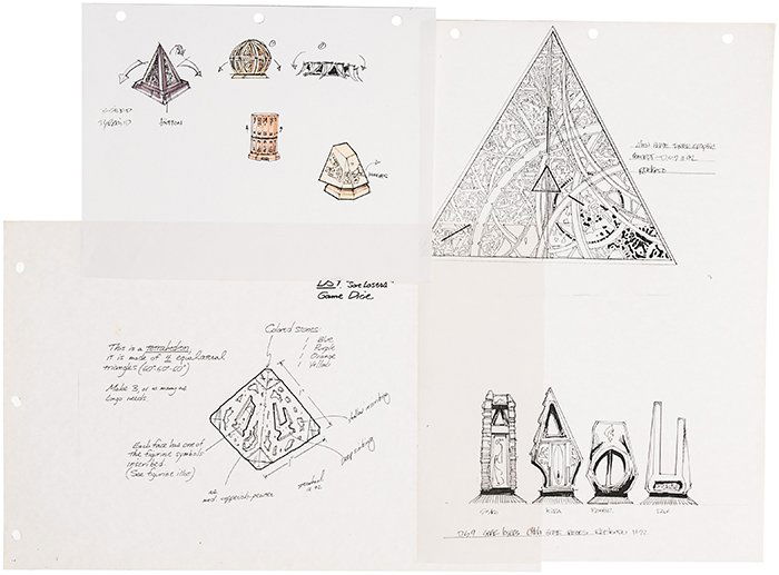 Star Trek: Deep Space Nine Alien Game Piece Artwork Set (1 of 1)