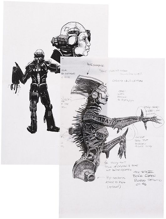 Star Trek: First Contact Borg Queen Concept Artwork (1 of 1)