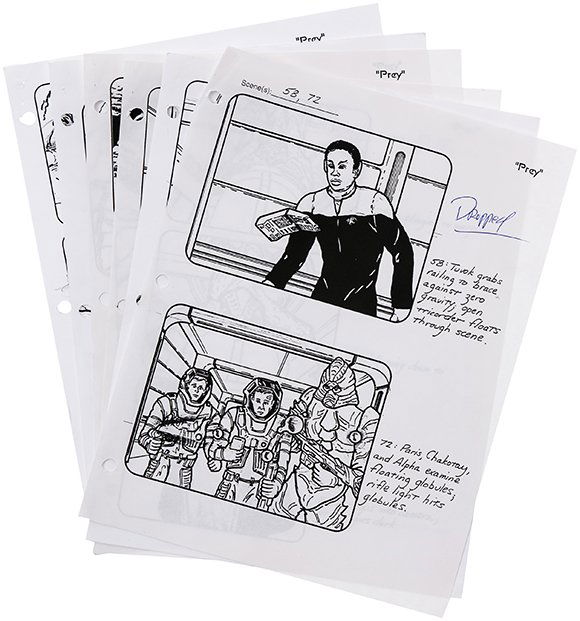 Star Trek: Voyager "Prey" Storyboard Collection (1 of 1)