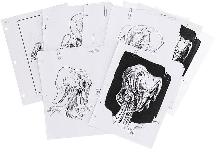 Star Trek: Voyager "Species 8472" Reference Artwork Set (1 of 1)