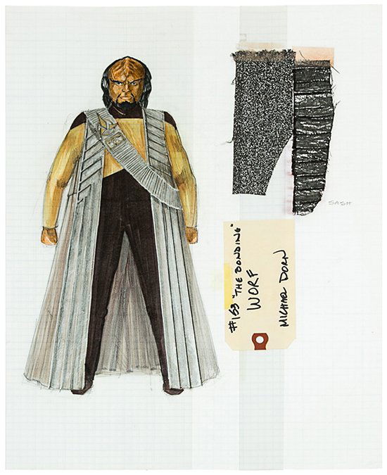 Star Trek: TNG Worf "The Bonding" Concept Artwork (1 of 1)