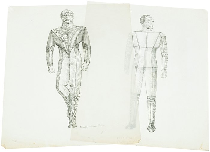 Star Trek: TNG Original Cardassian Concept Artwork (1 of 1)