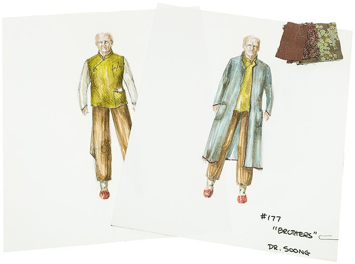 Star Trek: TNG Dr. Soong "Brothers" Original Artwork (1 of 1)