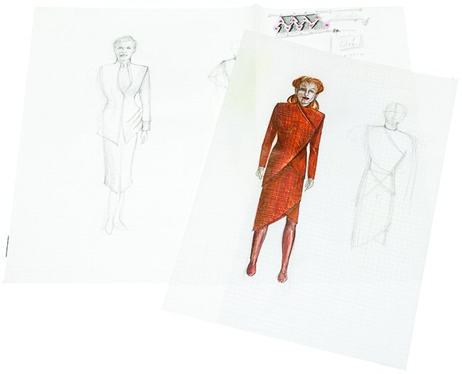 Star Trek: TNG Dr. Leah Brahms Original Concept Art (1 of 1)