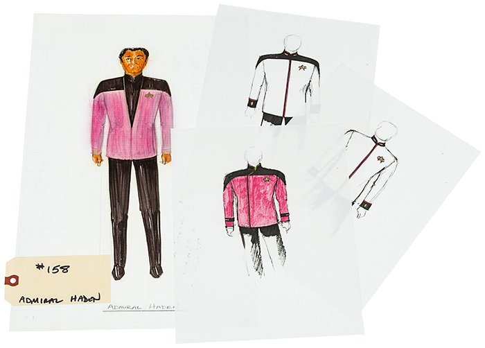 Star Trek: TNG Admiral Haden Original Concept Artwork (1 of 1)
