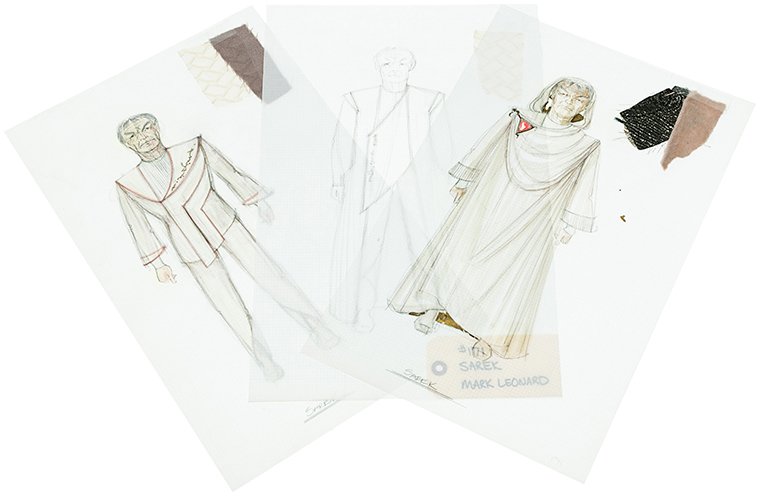 Star Trek: TNG Sarek Original Concept Illustration (1 of 1)