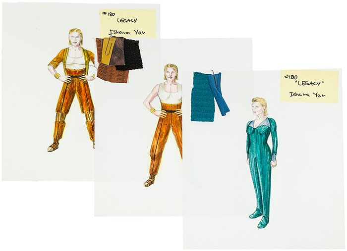 Star Trek: TNG Ishara Yar "Legacy" Concept Art (1 of 1)