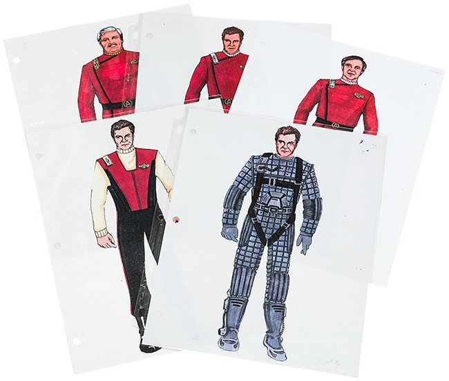 Star Trek: Generations TOS Crew Concept Illustrations (1 of 1)