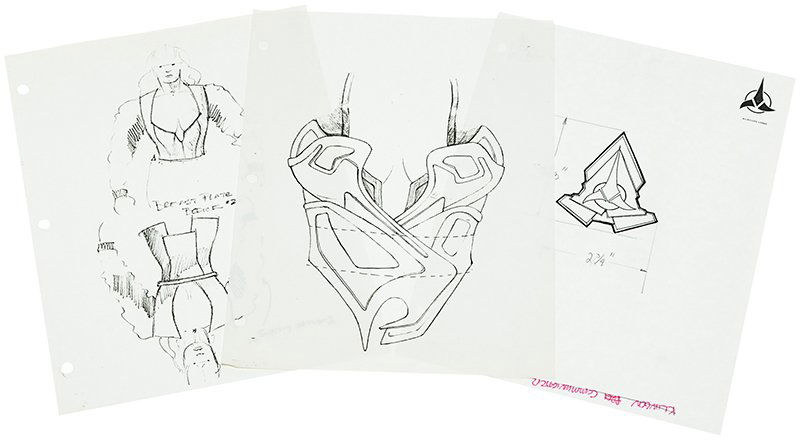 Star Trek: Generations Klingon Conceptual Designs (1 of 1)