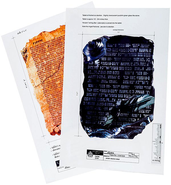 Stargate SG1 Ancient Tablet Concept Artwork (1 of 1)