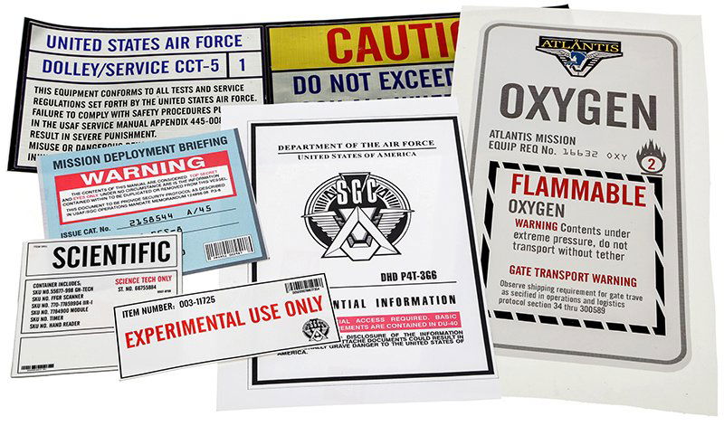 Stargate SG1 maintenance Decal Collection (1 of 1)