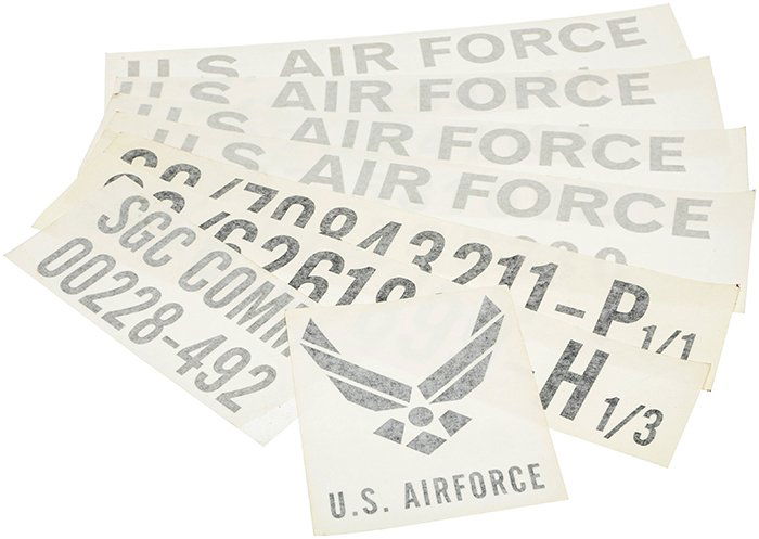 Stargate SG1 US Air Force Decal Set (1 of 1)