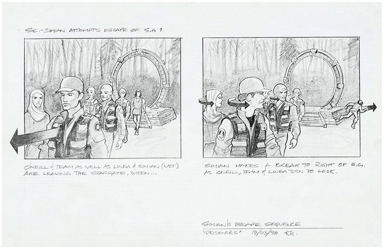 Stargate SG-1 Original Starboard Artwork (1 of 1)