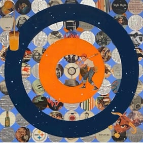 Bullseye by John Joseph Hanright Original Artwork