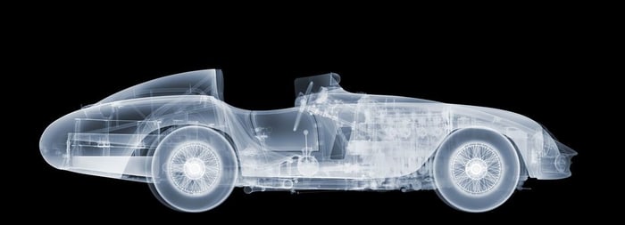 Ferrari Mondial 500 by Nick Veasey Limited Edition Photograph