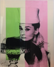 Audrey Hepburn (framed) by Peter Tunney Original Artwork
