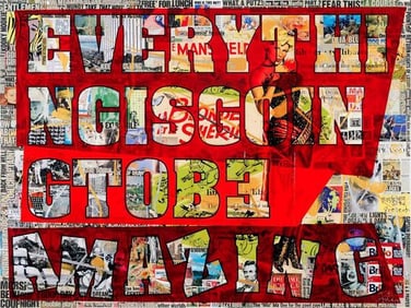 Everything is Going to be Amazing (framed) by Peter Tunney Original Artwork