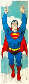 Original Vintage Superman "Peace" Poster 1971