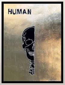 Human Gold Deluxe Silkscreen by Dan Baldwin
