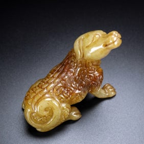 An Archaic Gaogu yu Dog Ornament