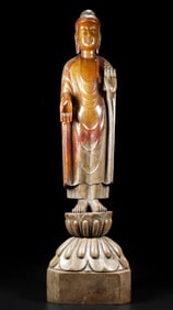 An Archaic Gaogu yu Buddha Statue Ornament