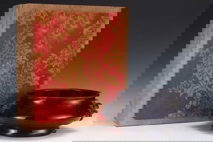 A Rare Purple Glazed Beast-Ears Censer