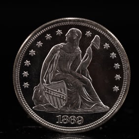 USA One Dollar 1869 Coin