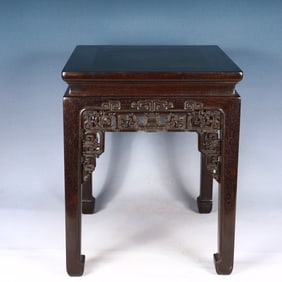 A Huge Zitanwood Stool