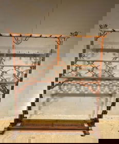 A Huge Huanghuali wood Dragon Pattern Shelf