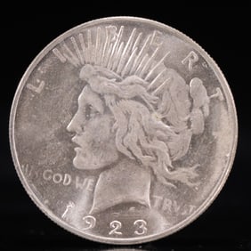 Liberty In God We Trust 1923 Sterling Silver One Dollar Coin