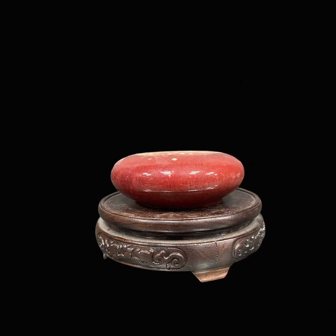 An Exquisite Ruby Red Glazed Brush Washer - 3