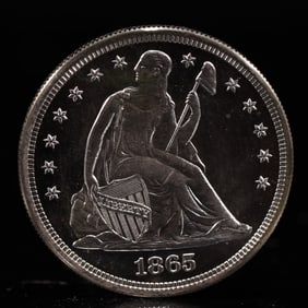 USA One Dollar 1865 Coin