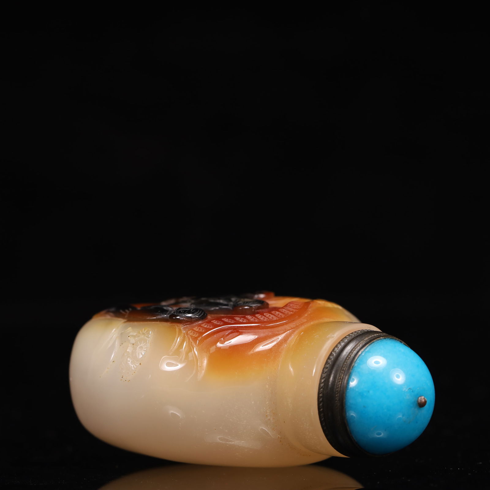 An Exquisite Agate Figure Pattern Snuff Bottle - 7