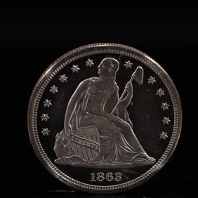 USA One Dollar 1863 Coin