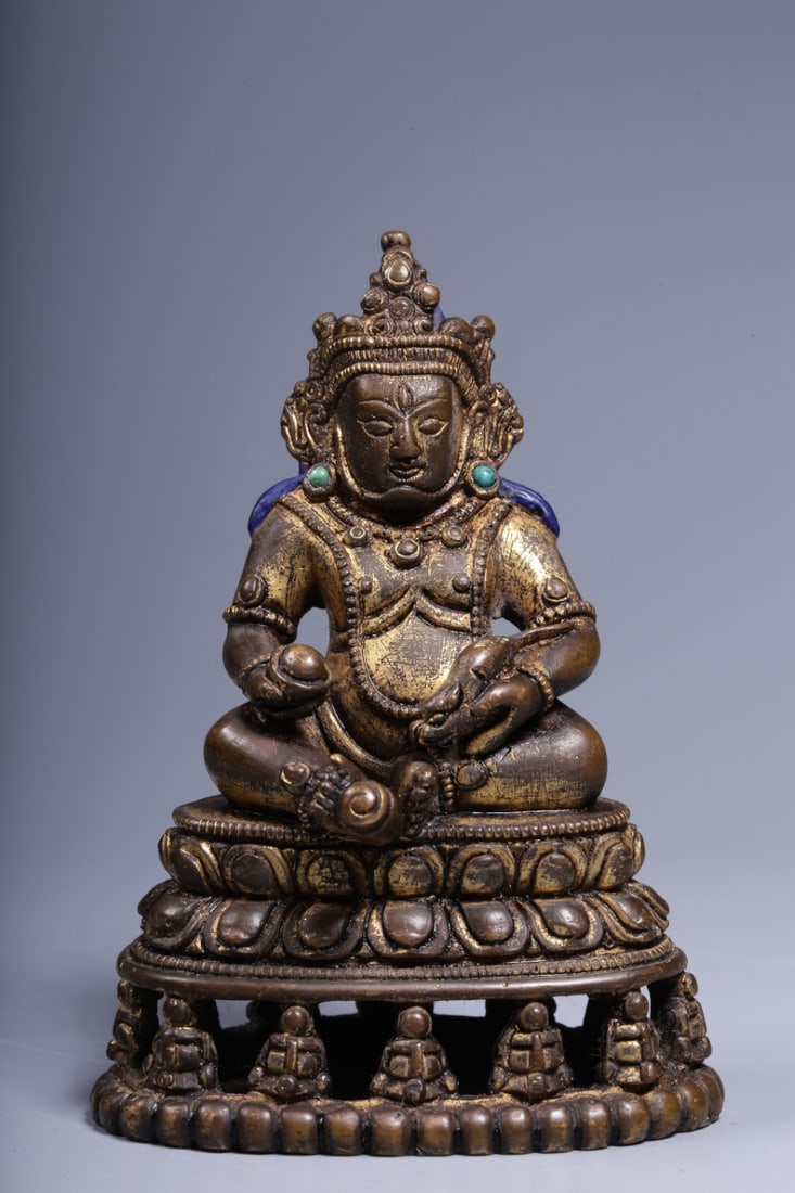 A Rare Gilt Bronze Statue of Mammon (1 of 7)