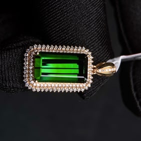 6.32Ctw Natural Tourmaline Necklace