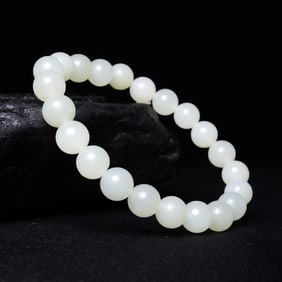 An Exquisite White Jade Bracelets