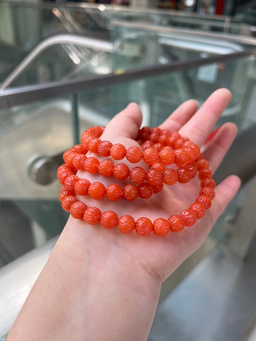 An Exquisite Agate Bracelets - 5