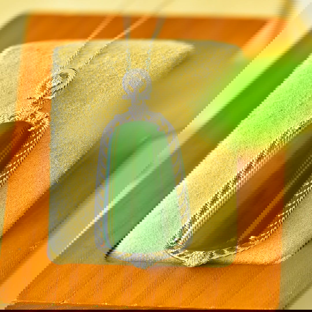 An Exquisite Sterling Silver Inlaid Jasper Necklace,Inlaid Diamond (1 of 5)