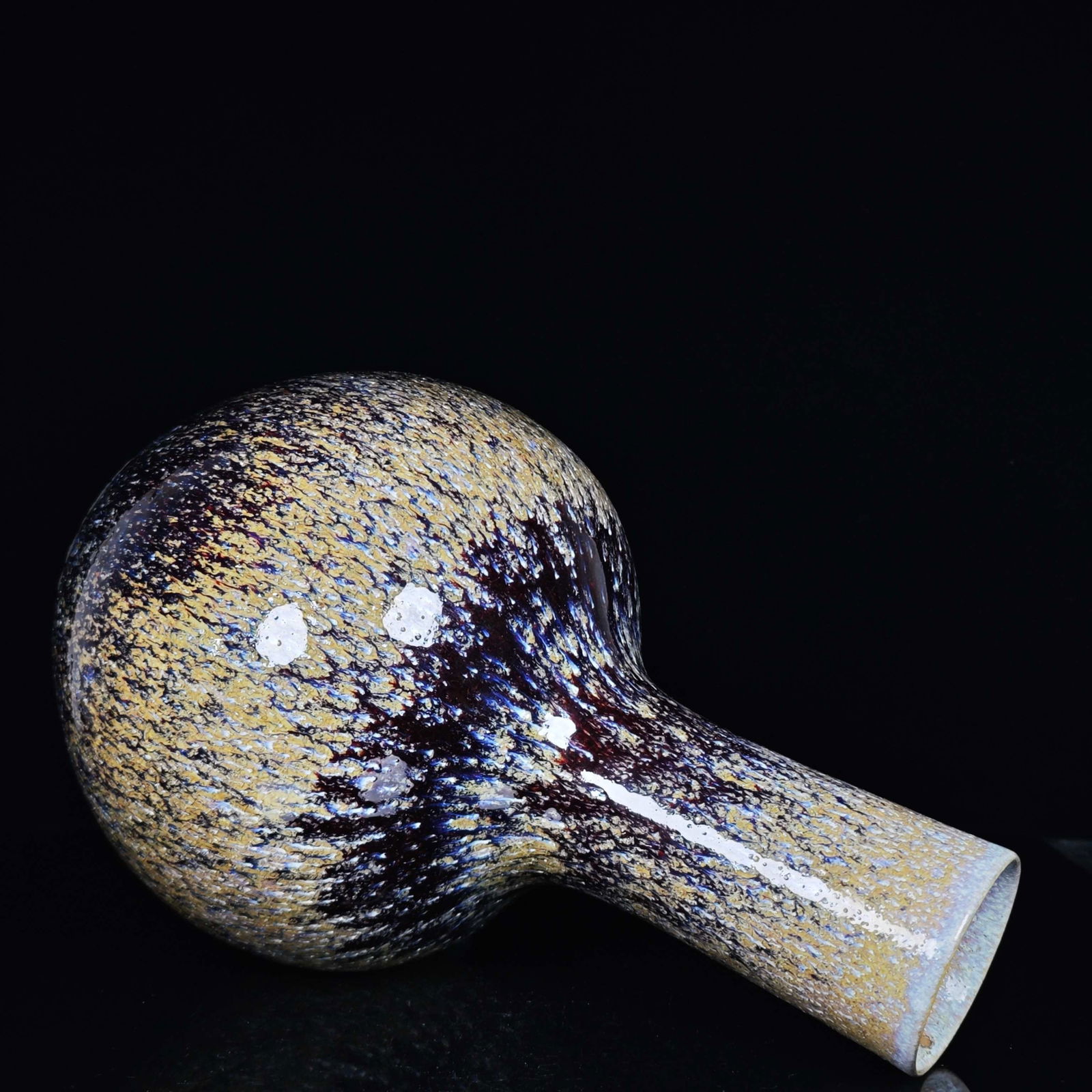 A Rare Flambe Glazed Vase - 6