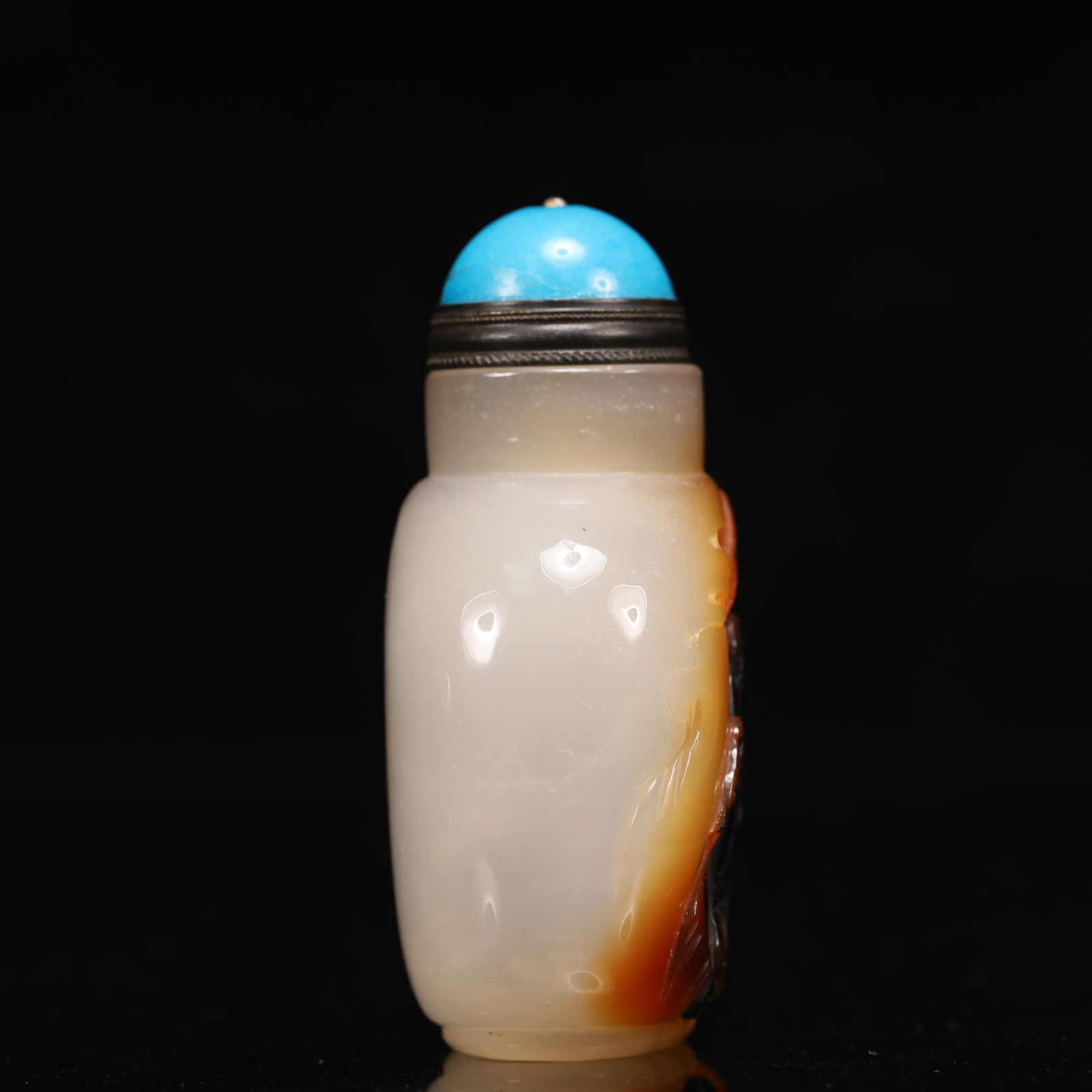 An Exquisite Agate Figure Pattern Snuff Bottle - 4