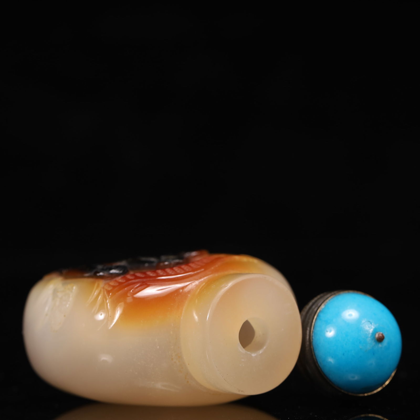 An Exquisite Agate Figure Pattern Snuff Bottle - 8