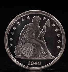 USA One Dollar 1846 Coin